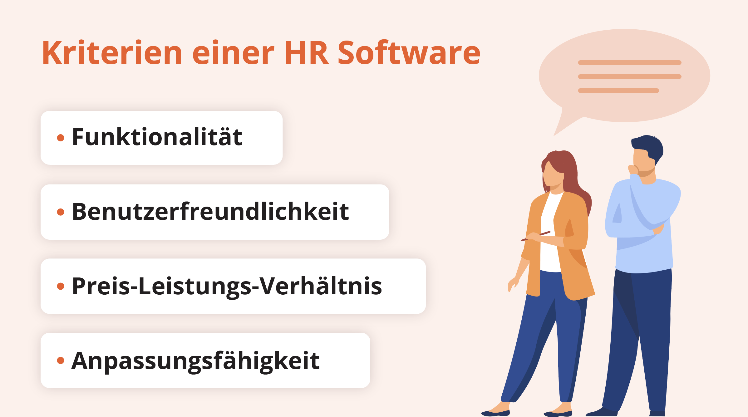 Kriterien einer HR Software