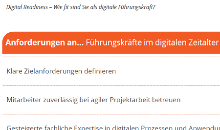 Anforderungen an digitale Führungskräfte
